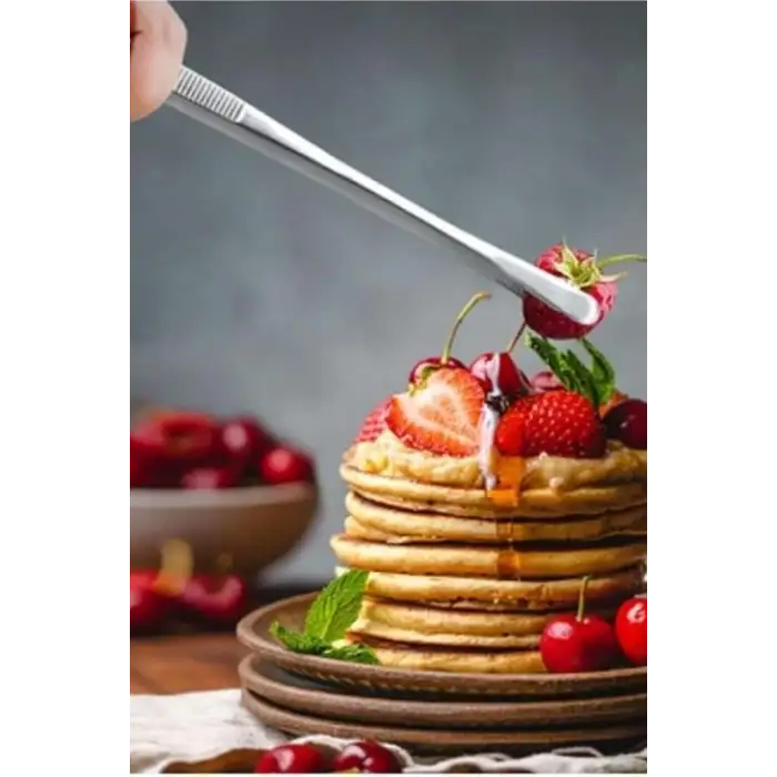 New  Yiyecek Servis Maşası Air Fryer  Master Chef Şef Cımbızı Et Kızartma Barbekü Aleti 30 Cm