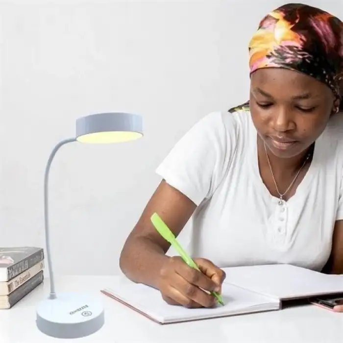 New Yuvarlak USBli Dokunmatik 3 Kademeli 360 Derece  Özel Göz Korumalı Led Lityum Masa Lambası