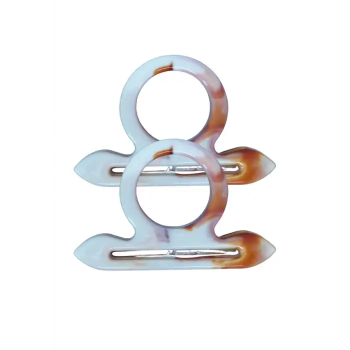 Çanta Sapı Çapa Model Kahverengi - Beyaz 18 cm