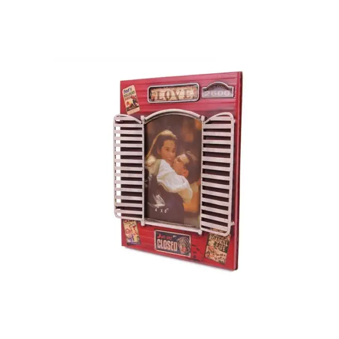 Dekoratif Metal Çerçeve Panjur Temalı