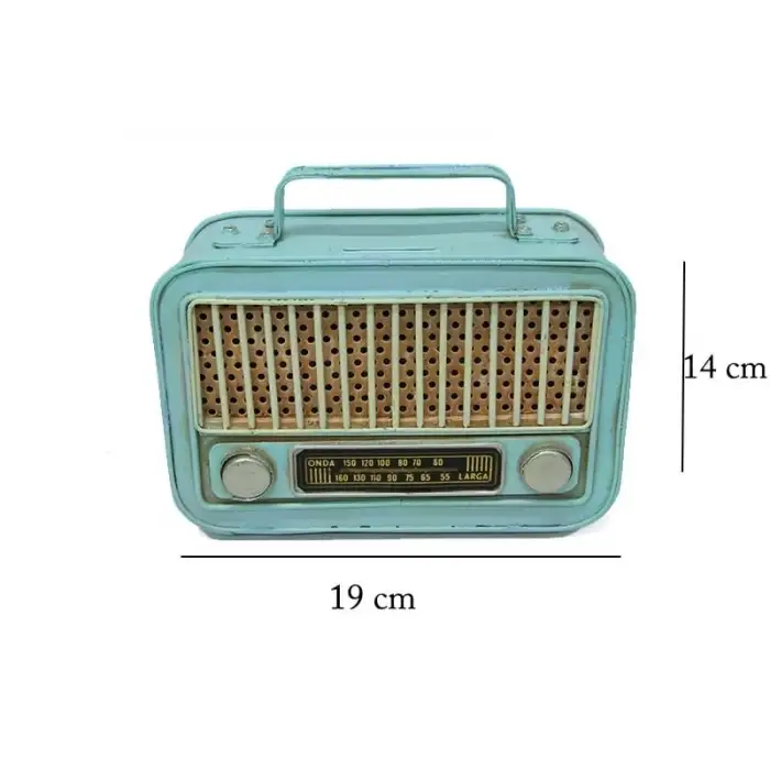 Dekoratif Metal Radyo Kumbara