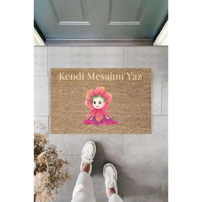 Dijital Baskı Kişiye Özel İç Kapı Dekorasyon Paspas  PS11194