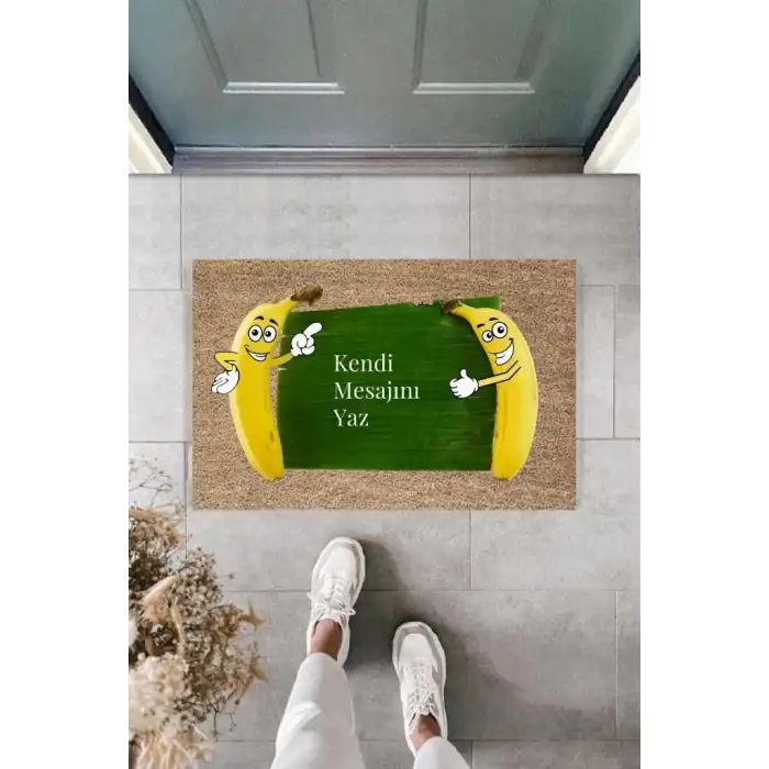 Dijital Baskı Kişiye Özel İç Kapı Dekorasyon Paspas  PS11202