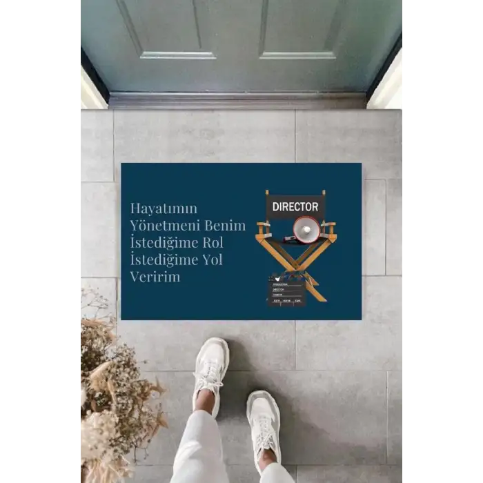 Dijital Baskı Kişiye Özel İç Kapı Dekorasyon Paspas  PS11207