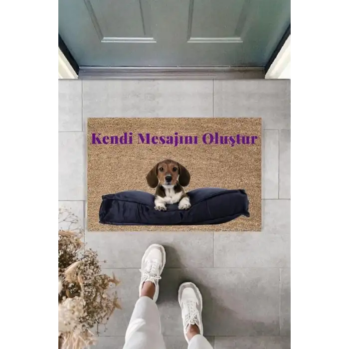 Dijital Baskı Kişiye Özel İç Kapı Dekorasyon Paspas  PS11227