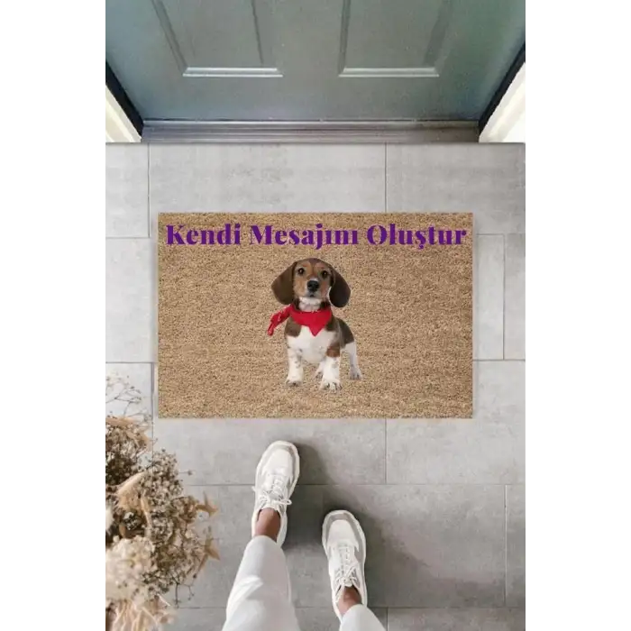 Dijital Baskı Kişiye Özel İç Kapı Dekorasyon Paspas  PS11229