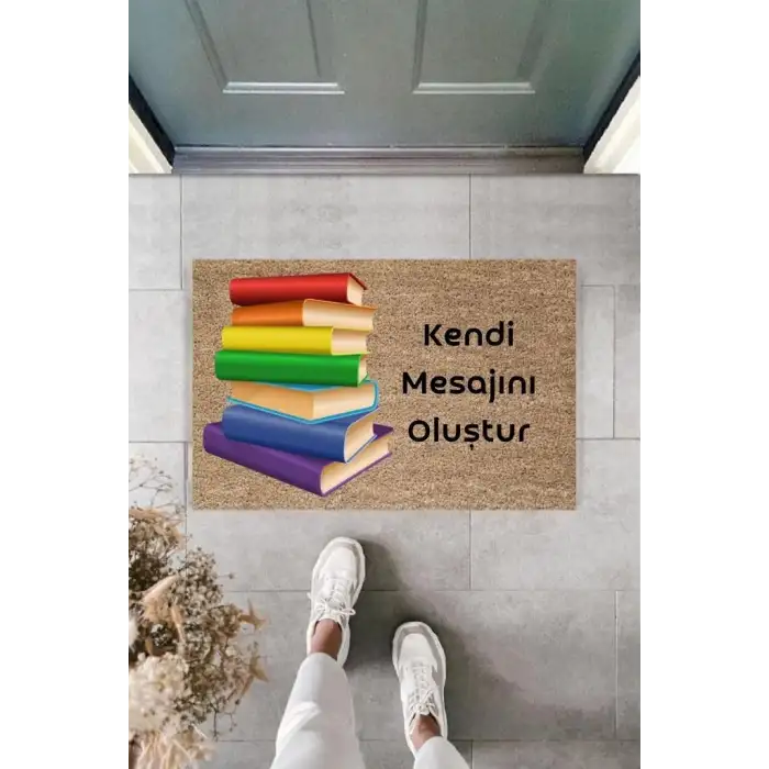 Dijital Baskı Kişiye Özel İç Kapı Dekorasyon Paspas  PS11239