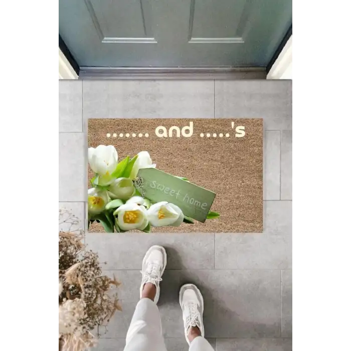 Dijital Baskı Kişiye Özel İç Kapı Dekorasyon Paspas  PS11263