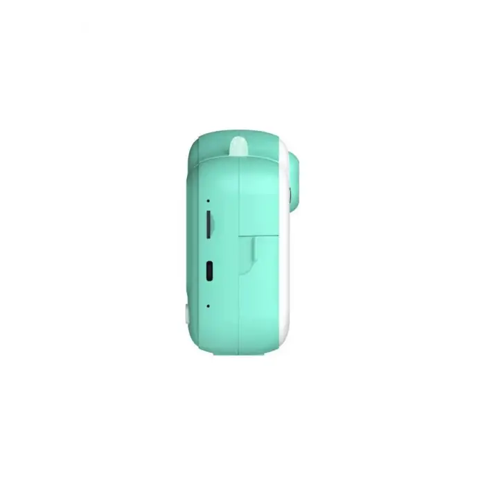 Dijital Video Kayıt Fotoğraf Çocuk Kamerası Anlık Termal Resim Kağıt Baskılı Mavi