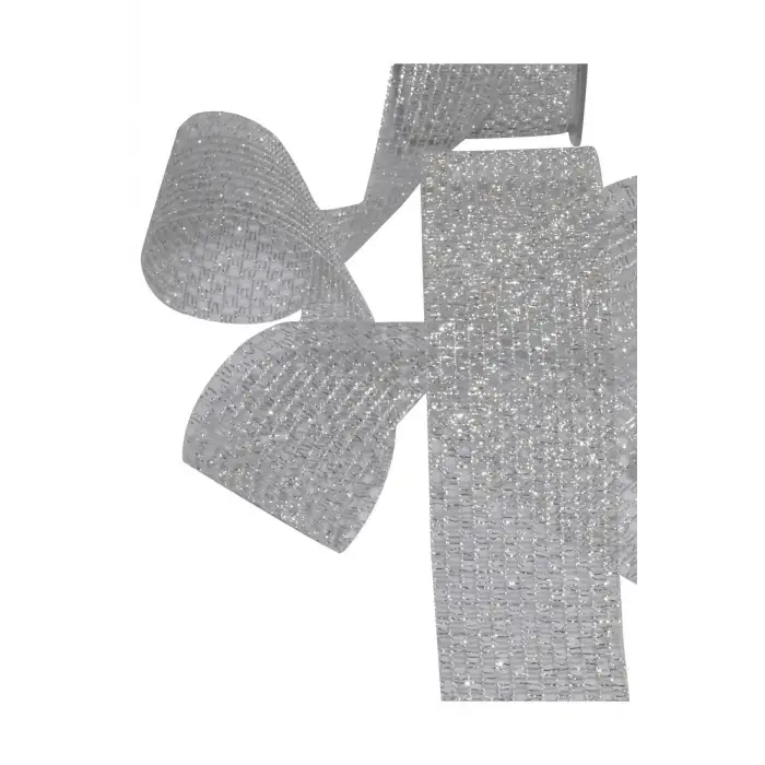 File Sim Kurdele 25 mm Gümüş 1 Metre