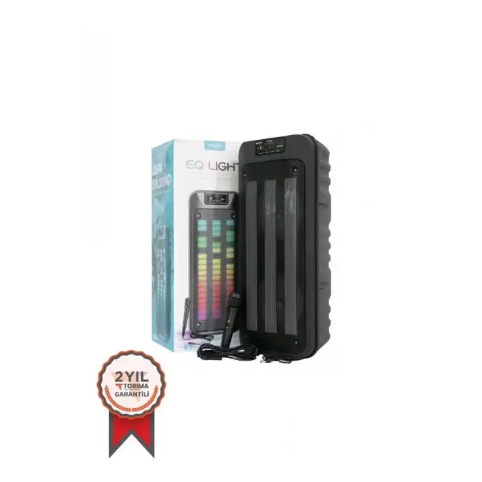 Gts-1852 Taşınabilir Rgb Ledli Bluetooth Hoparlör Usb-tf Siyah