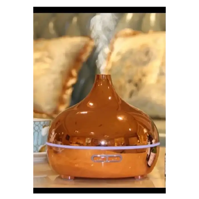 Hava Nemlendirici Parlak Gold Aromatik Oda Kokusu 550 Ml Kahve Aroma Difüzörü Buhar Nemlendırıcı
