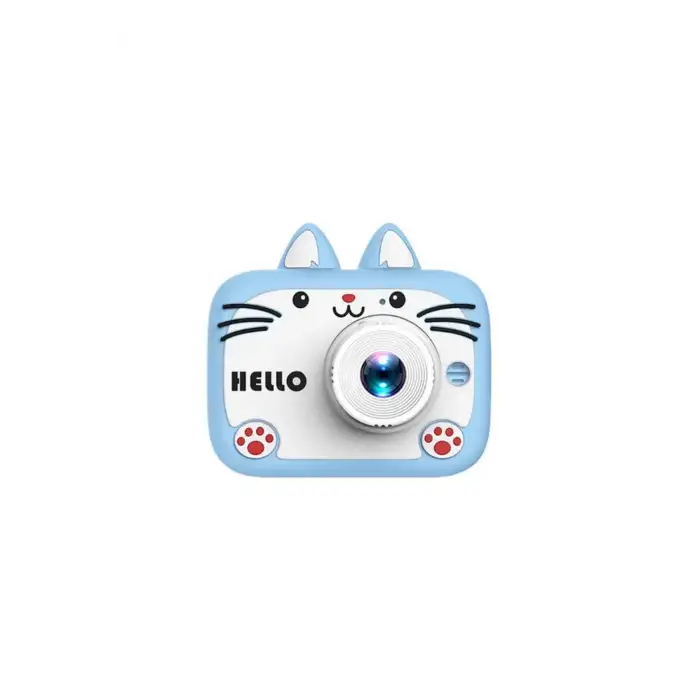 Hello Çocuk Dijital Fotoğraf Makinası 20 Mp Video Kaydedici 2.0 İnç Çift Kameralı Ks-102