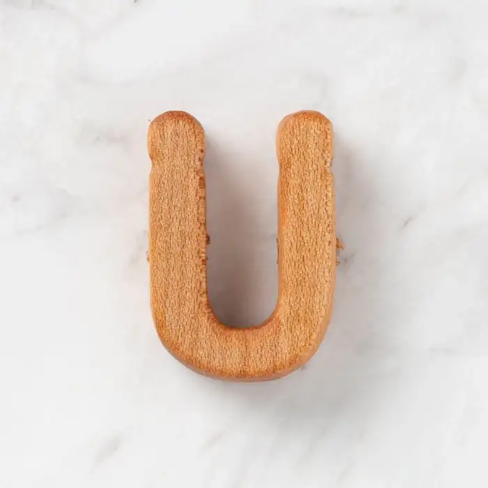 Hobi Baby Organik Ahşap Harf - Ü