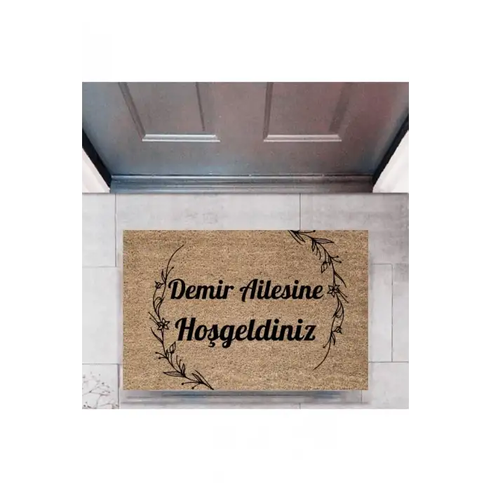 Kapı Önü Paspası Dekoratif Dijital Baskı Kişiye Özel P-2311