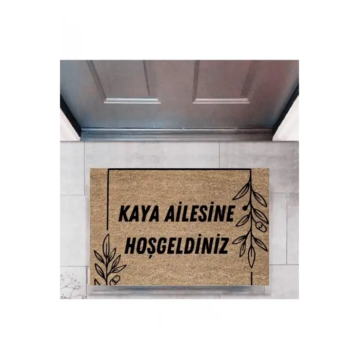 Kapı Önü Paspası Dekoratif Dijital Baskı Kişiye Özel P-2320