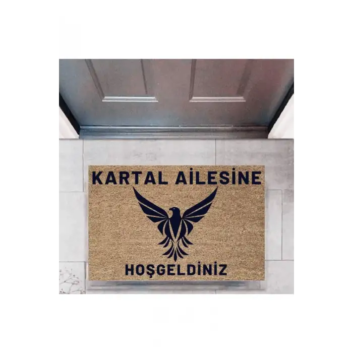 Kapı Önü Paspası Dekoratif Dijital Baskı Kişiye Özel P-2446