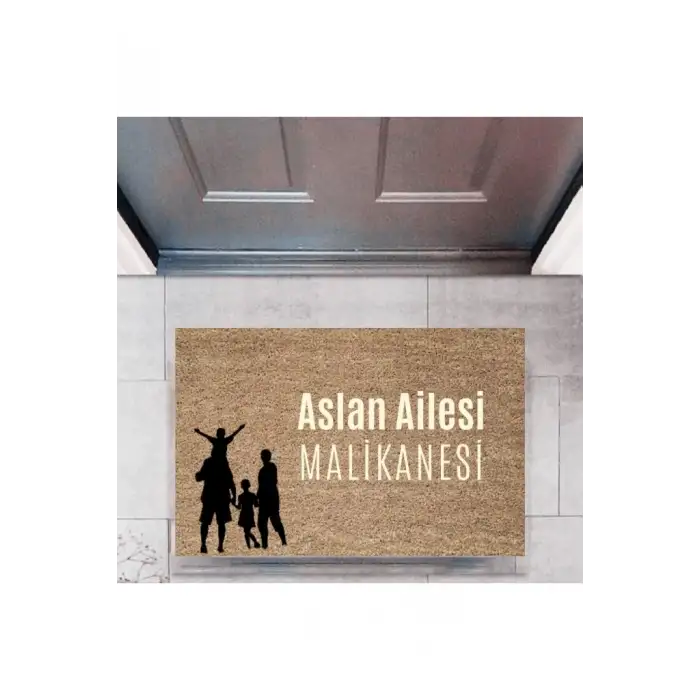 Kapı Önü Paspası Dekoratif Dijital Baskı Kişiye Özel P-2466