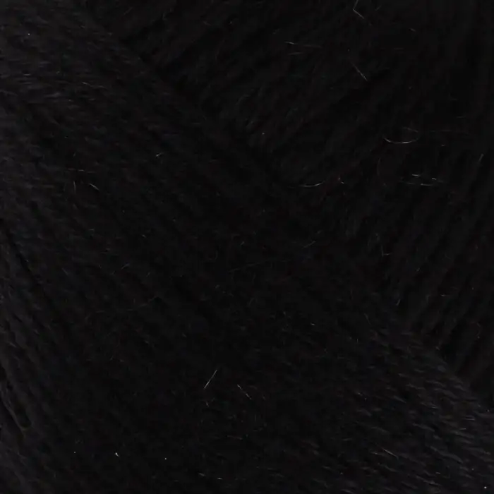 La Mia Angora 50gr Siyah El Örgü İpi - L006 - 33810