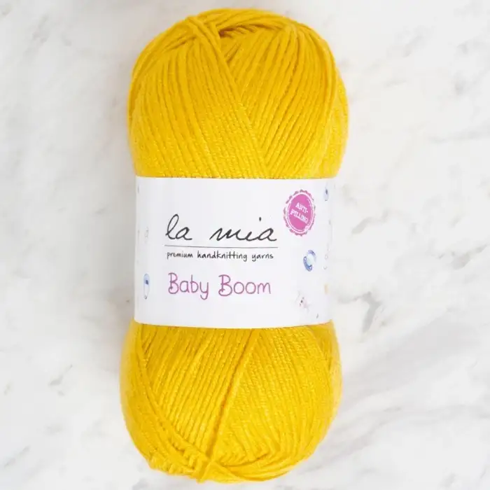 La Mia Baby Boom Sarı El Örgü İpi - 1321 - 34128