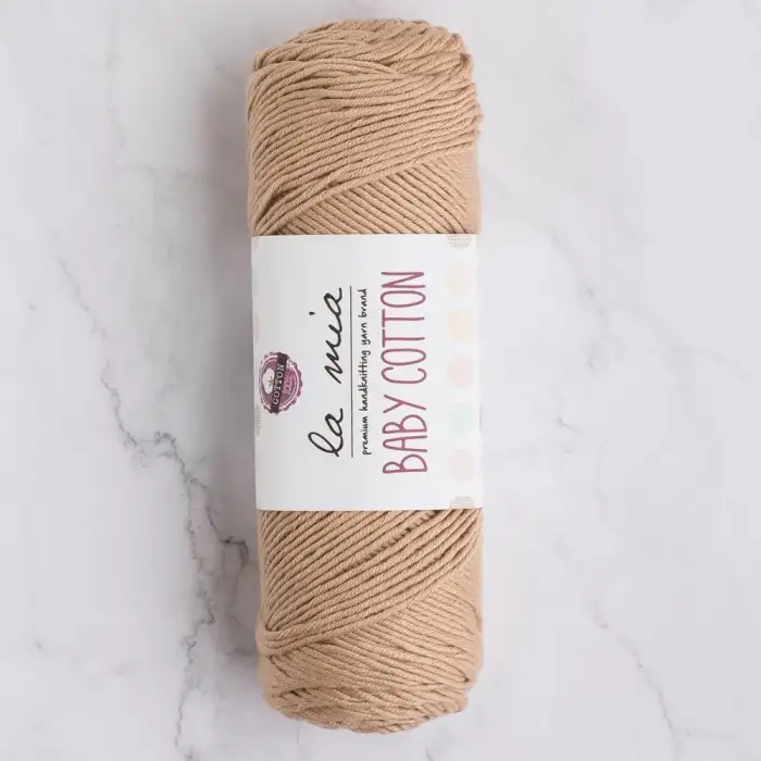 La Mia Baby Cotton Bej El Örgü İpi - L049 - 33627