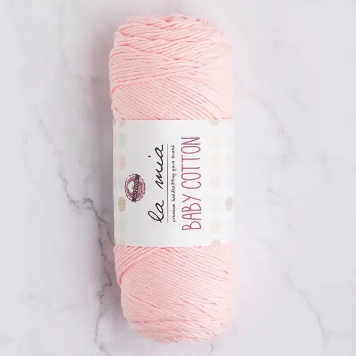 La Mia Baby Cotton Şeker Pembe El Örgü İpi - L040 - 33650