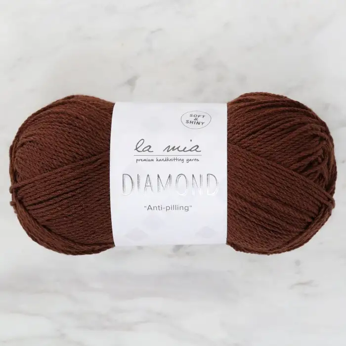 La Mia Diamond Koyu Kahverengi El Örgü İpi - L158 - 33732