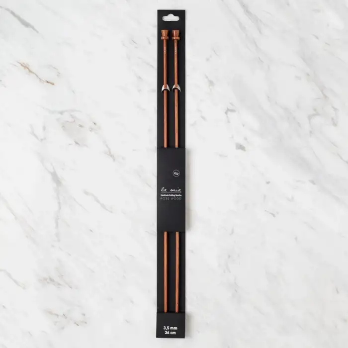 La Mia Rosewood 3.5 mm 36 cm Ahşap Örgü Şişi