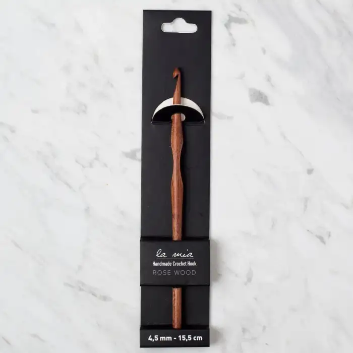 La Mia Rosewood 4.5 mm 15.5 cm Ahşap Yün Tığ