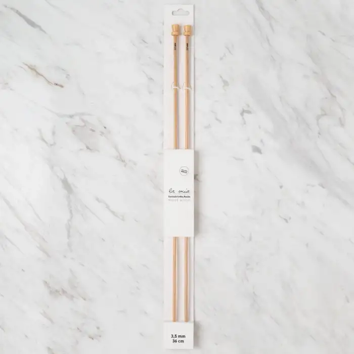 La Mia Whitewood 3.5 mm 36 cm Ahşap Örgü Şişi