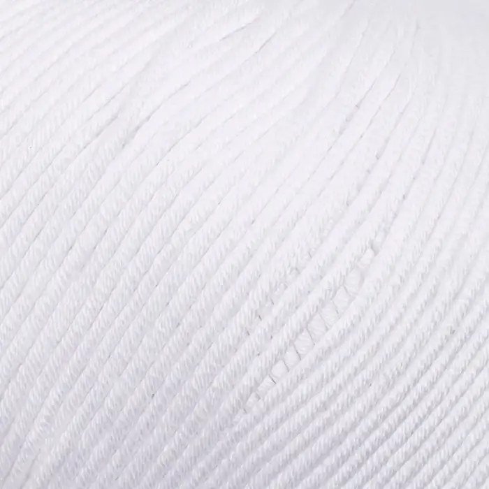 La Mia XL Mercerized Beyaz El Örgü İpi - 2 - 33759
