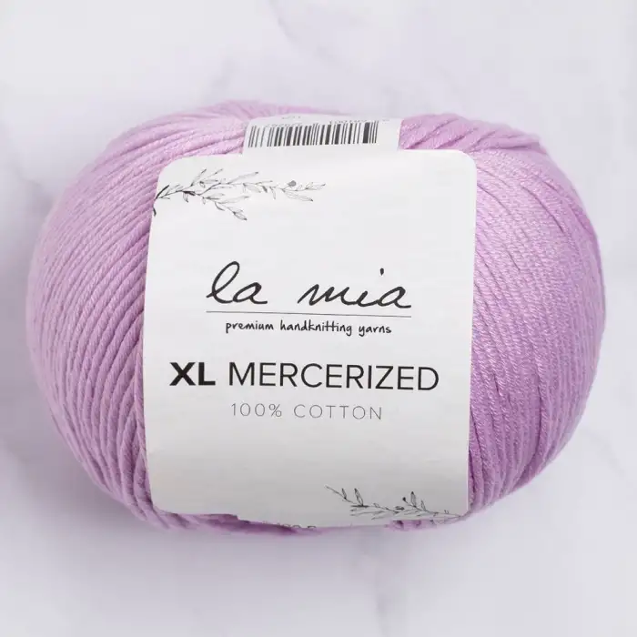 La Mia XL Mercerized Lila El Örgü İpi - 53 - 33764