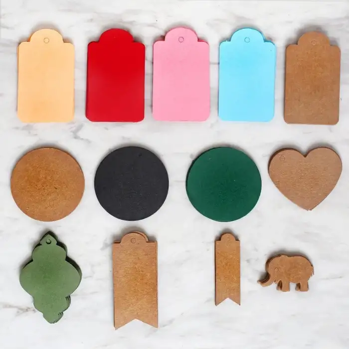 Loren 10lu Yuvarlak Yeşil Etiket ve Klipsli Etike