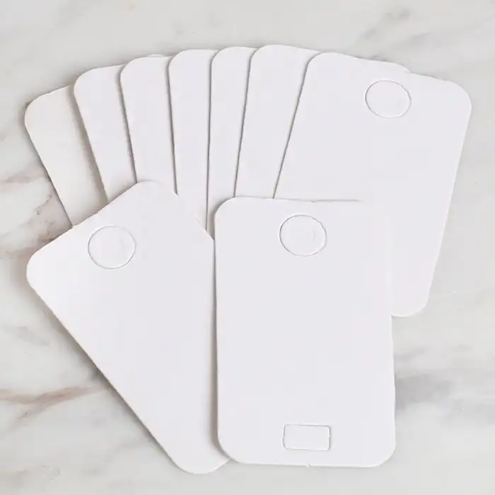 Loren 25li Beyaz Takı Bileklik Kartı