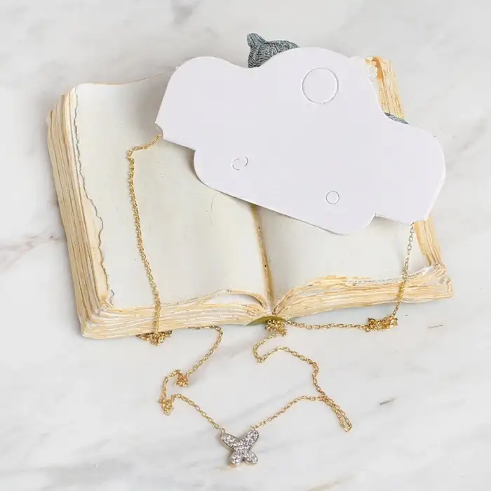 Loren 25li Beyaz Takı Kolye Kartı