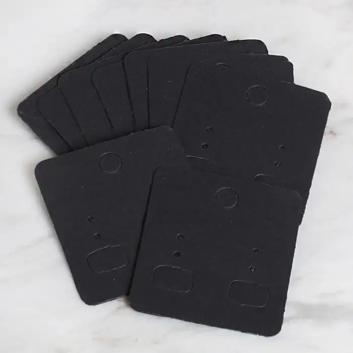 Loren 25li Siyah Takı Küpe Kartı