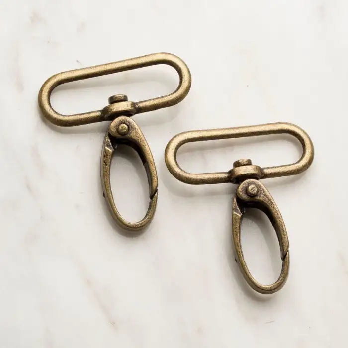 Loren 3 cm 2 li Makrome Koyu Altın Rengi Anahtarlı