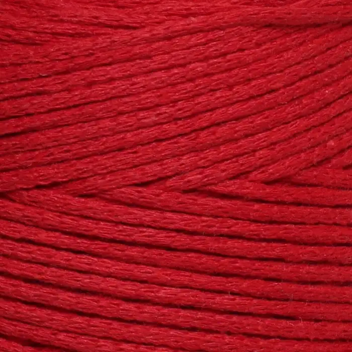 Loren Cotton Macrame Kırmızı - R095 - 34374
