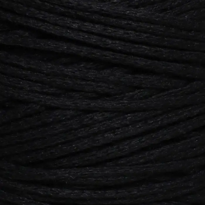 Loren Cotton Macrame Siyah - R004 - 34359