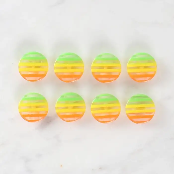 Loren Crafts 8li Desenli Düğme - 1083