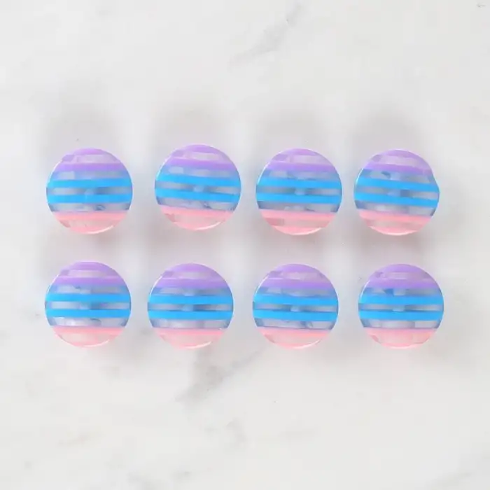 Loren Crafts 8li Desenli Düğme - 1091