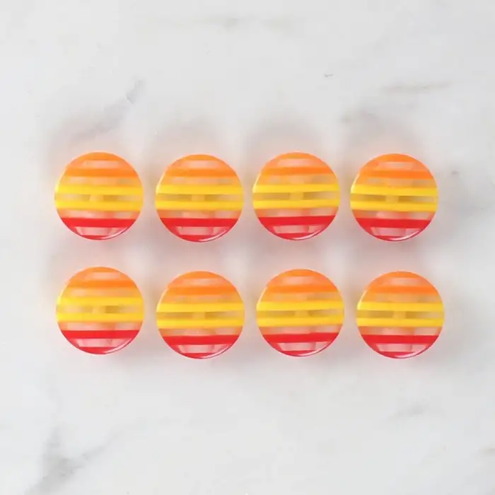 Loren Crafts 8li Desenli Düğme - 1102