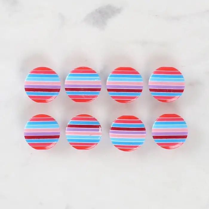 Loren Crafts 8li Desenli Düğme - 1106