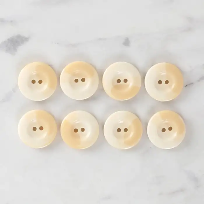 Loren Crafts 8li Düğme Krem - 1142