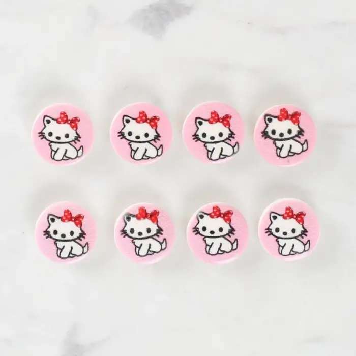 Loren Crafts 8li Kedi Düğme - 1027