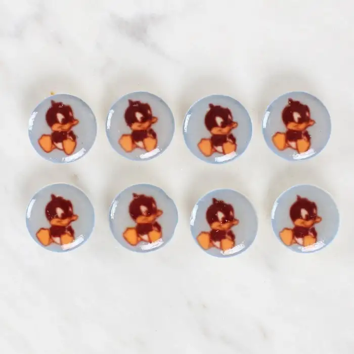 Loren Crafts 8li Ördek Düğme - 1211