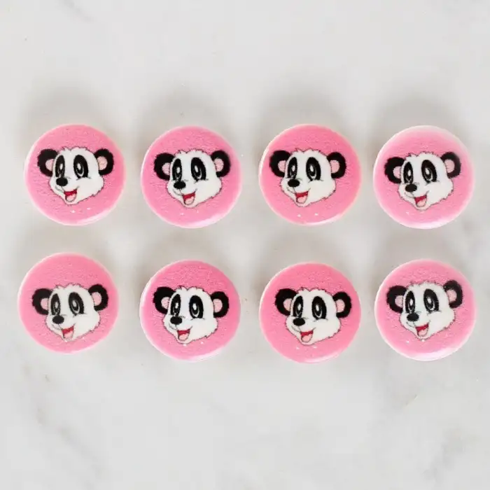 Loren Crafts 8li Panda Düğme - 1051