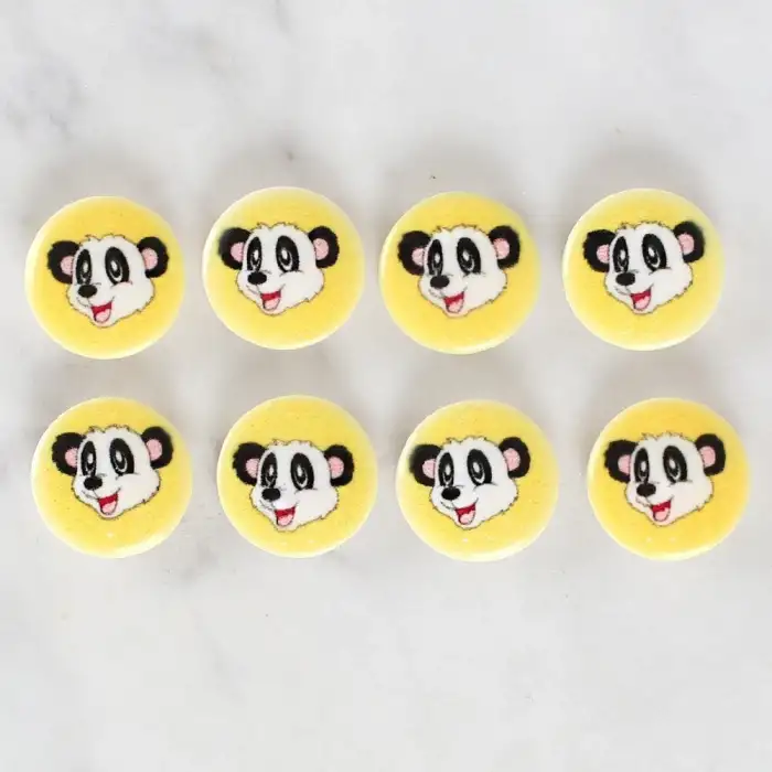 Loren Crafts 8li Panda Düğme - 1060