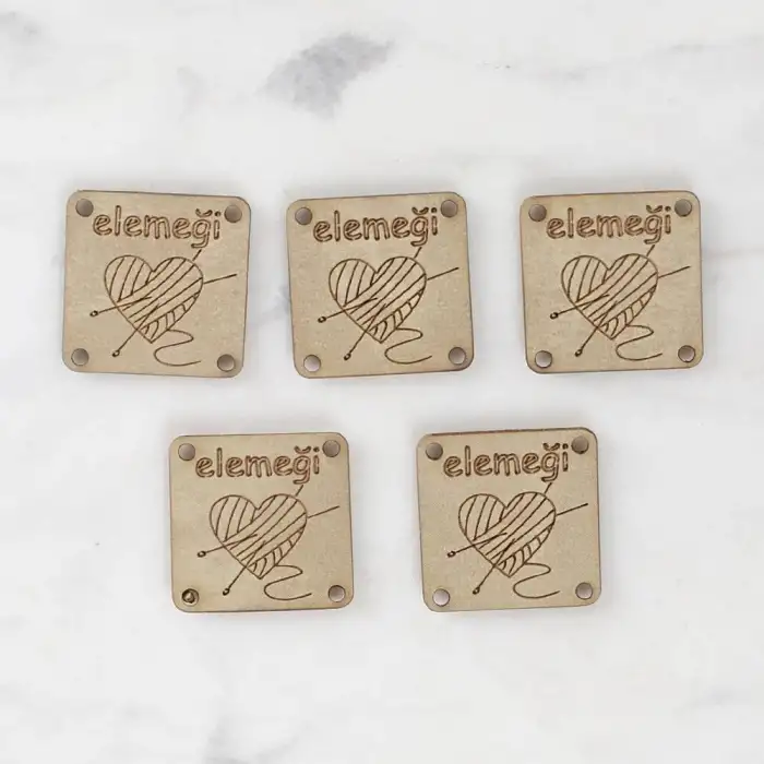 Loren Crafts Elemeği Deri Arma 5 Adet - 1569