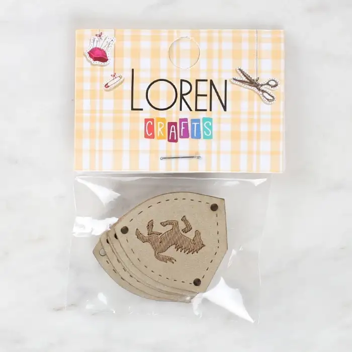 Loren Crafts Figürlü Deri Arma 5 Adet - 1582